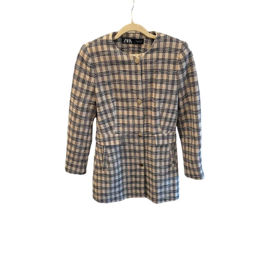 Zara Plaid Jacket(NWOT)